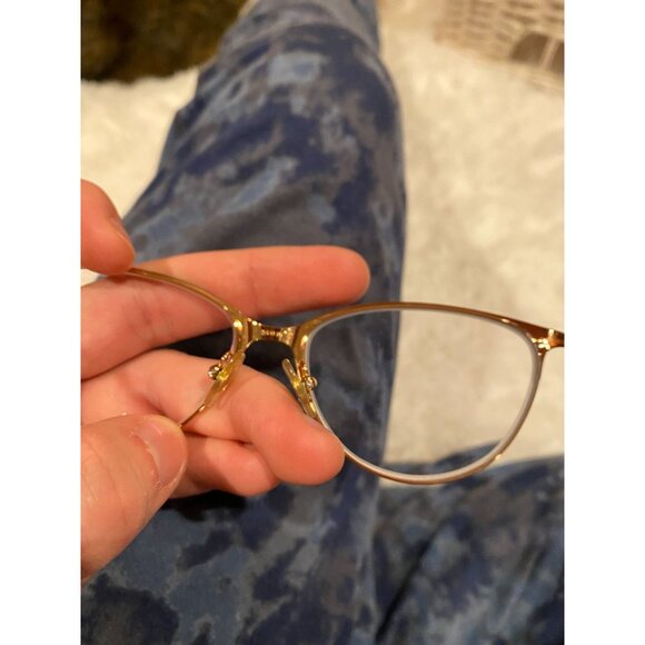 Tiffany & Co TF 1127 6122 Black & Rose Gold Eyeglasses Frames 54-16-140 DAMAGED - Picture 10 of 13